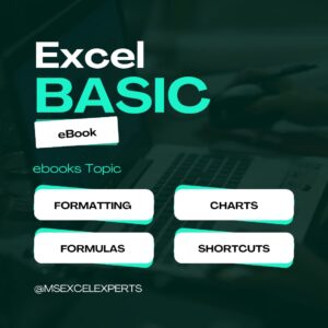 MIcrosoft Excel Basic eBook